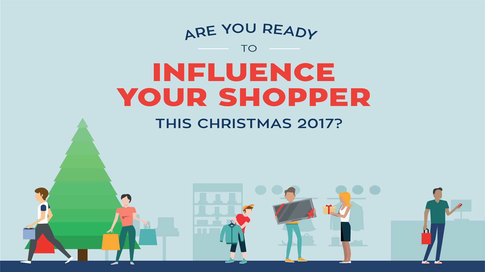 Christmas Shopping infographic